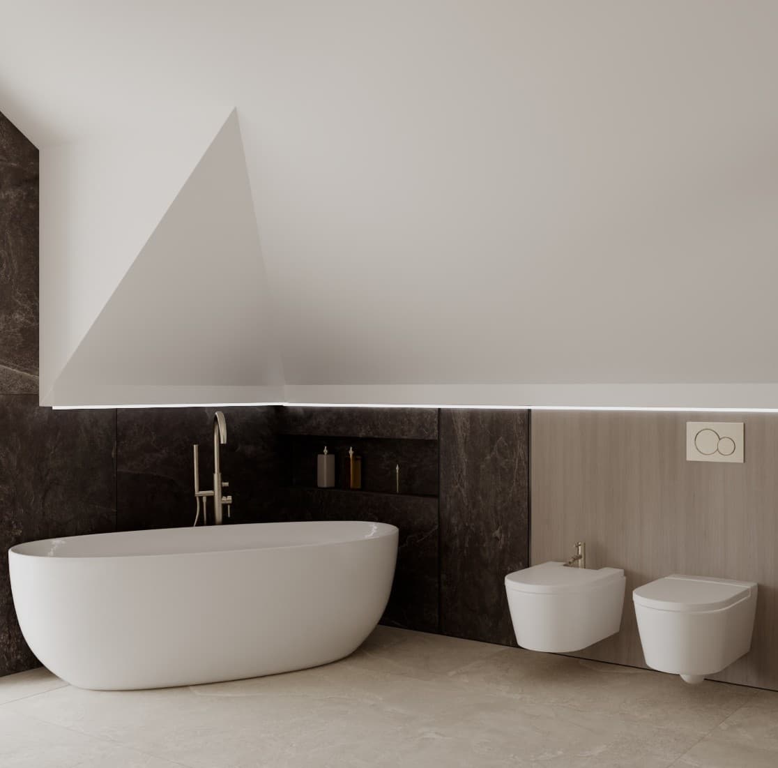 Łazienka na piętrze